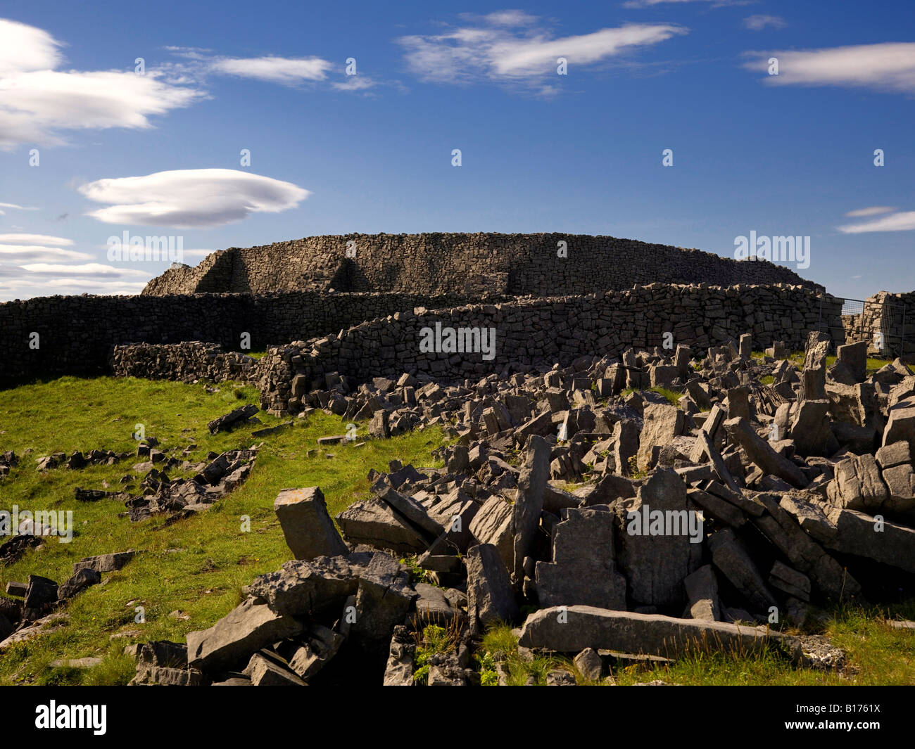 Dun Aengus Inishmore Aran Islands Galway Ireland Stock Photo Alamy
