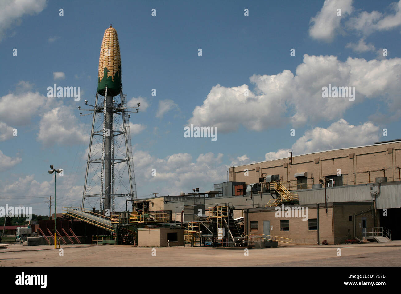 World s largest corn cob water tank at Seneca foods Libby s plant in