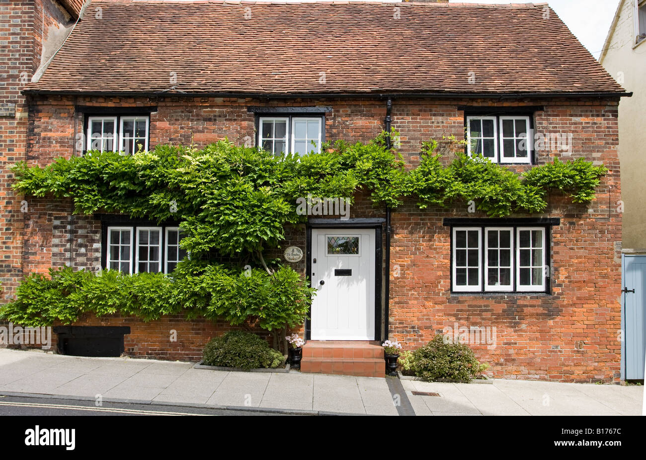 Pretty English townhouse. Arundel, Sussex, England, UK Stock Photo Alamy