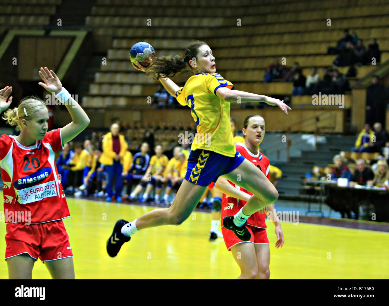 Turchynov Cup International Handball Tournament for women Stock Photo