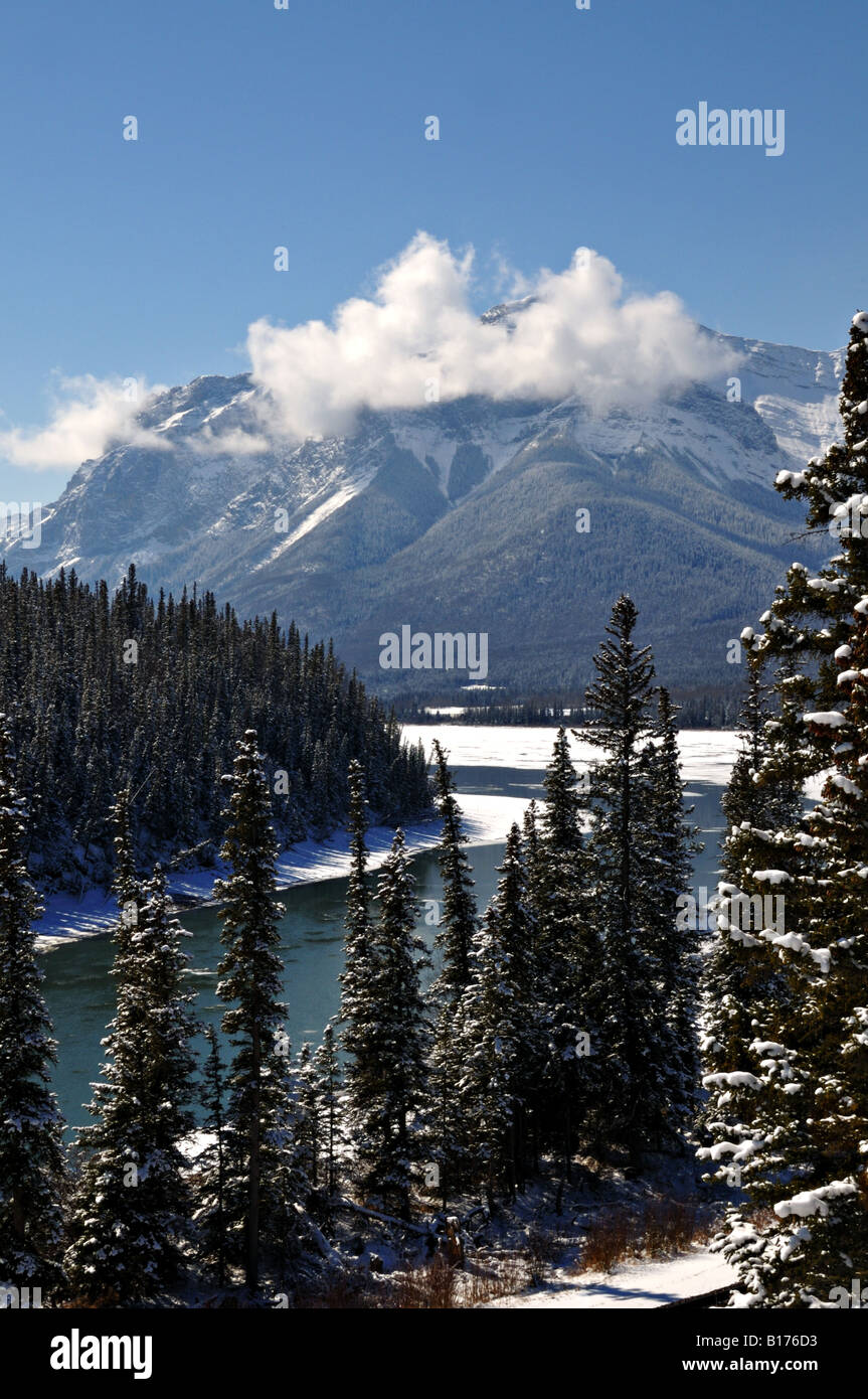 A Rocky mountain river scenic Stock Photo - Alamy