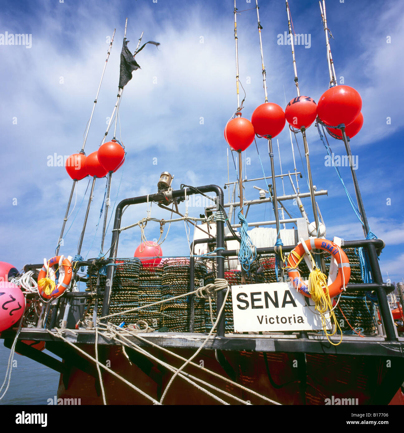 Buoys on commercial crab fishing hires stock photography and images Alamy