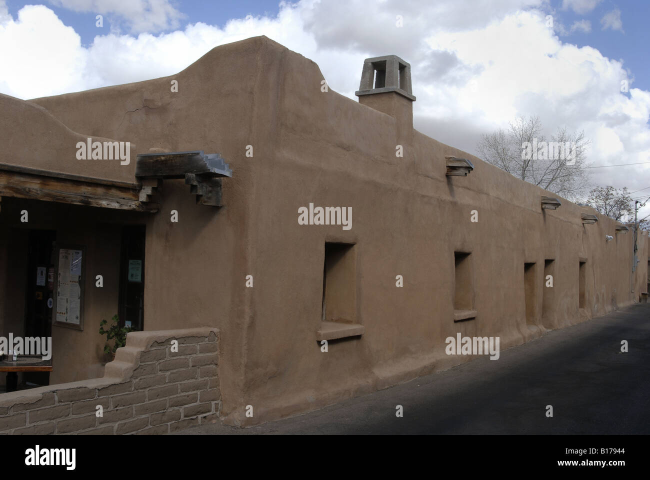 The Ruiz House in the Old Town section of Albuquerque New Mexico