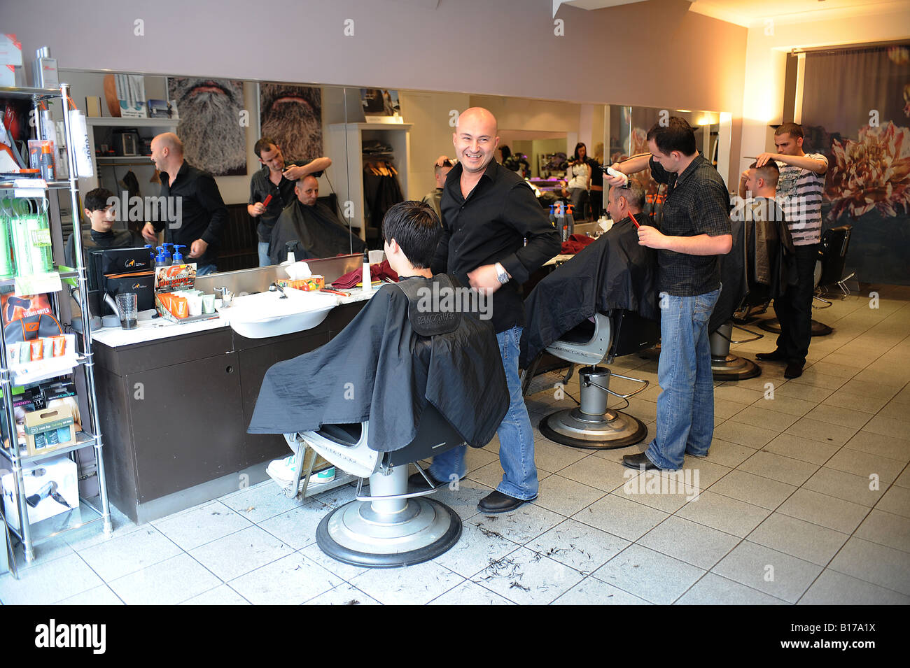 Woman and mens hair products hires stock photography and images Alamy