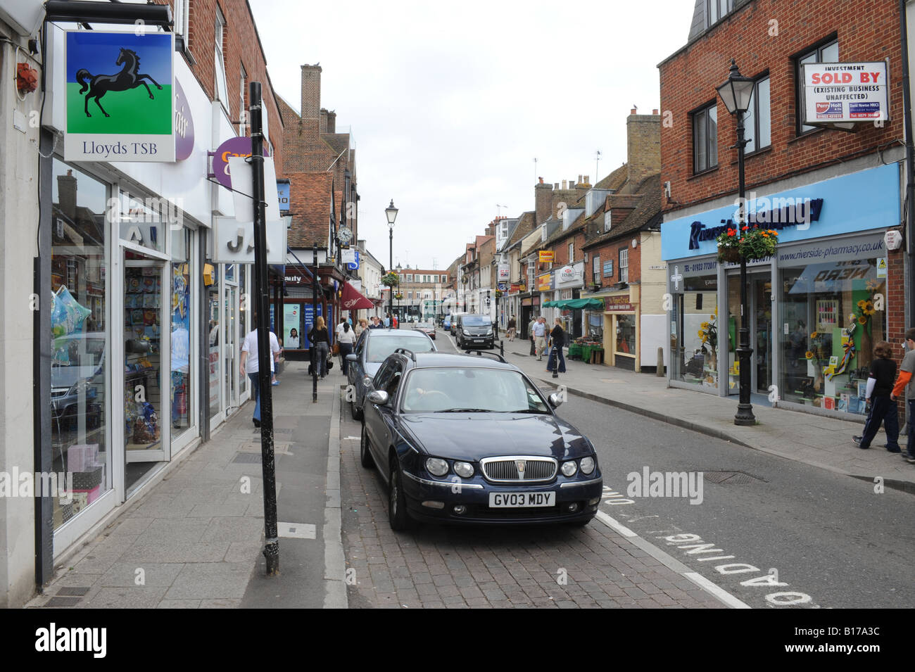 Rickmansworth Hertfordshire UK High Street Stock Photo Alamy