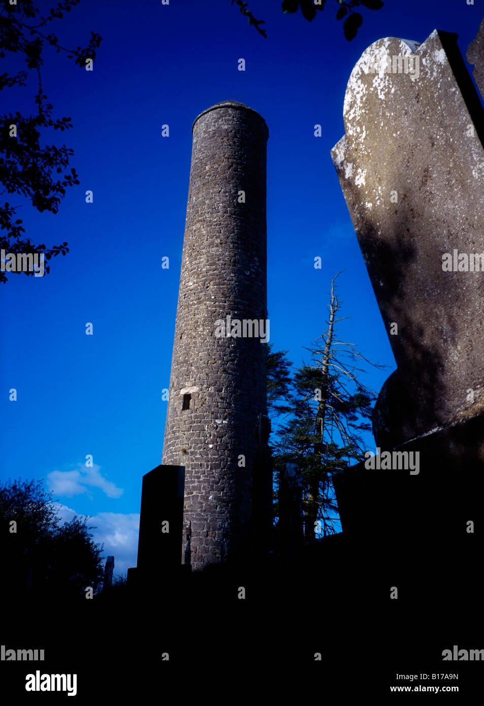 Donaghmore round tower and cemetery hires stock photography and images