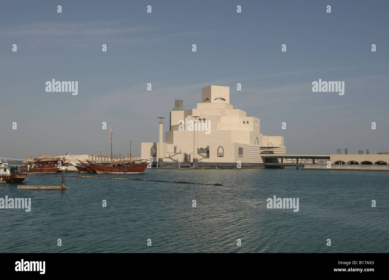 Museum of Islamic Art in Doha,Qatar, build by the architect I.M.Pei. Stock Photo