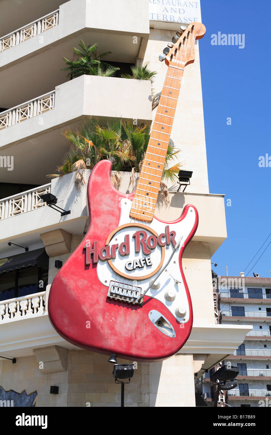 Hard Rock Cafe Corniche Beirut Lebanon Stock Photo - Alamy