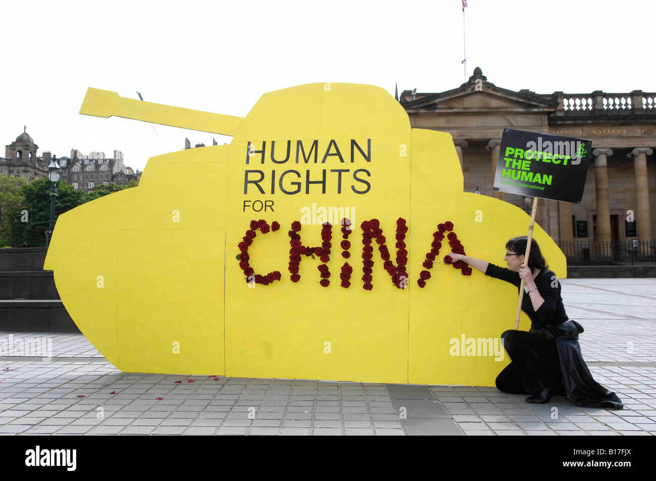 Amnesty human rights Protesters mark anniversary of Tiananmen Square ...