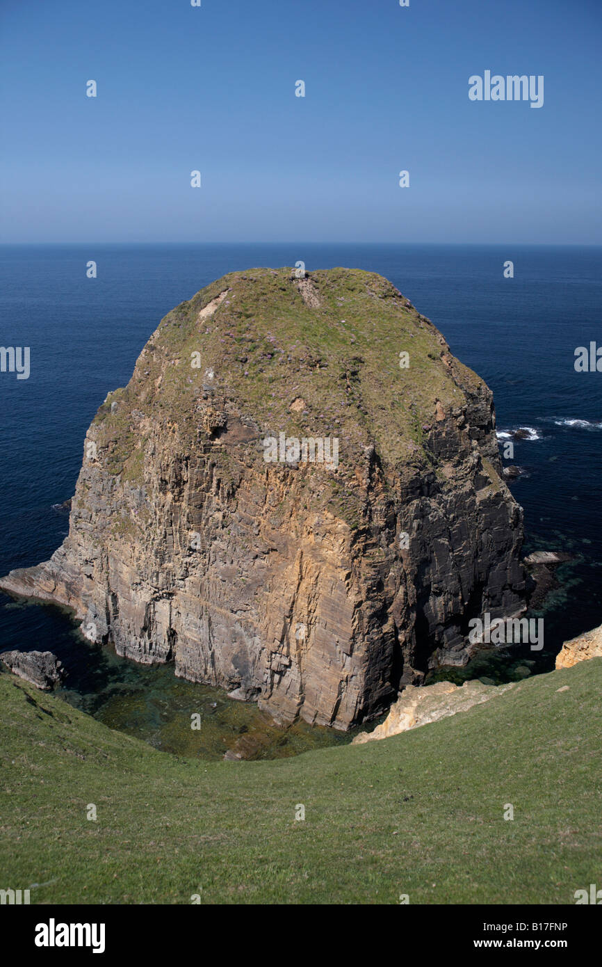 north mayo rugged cliffs coastline county mayo republic of ireland Stock Photo