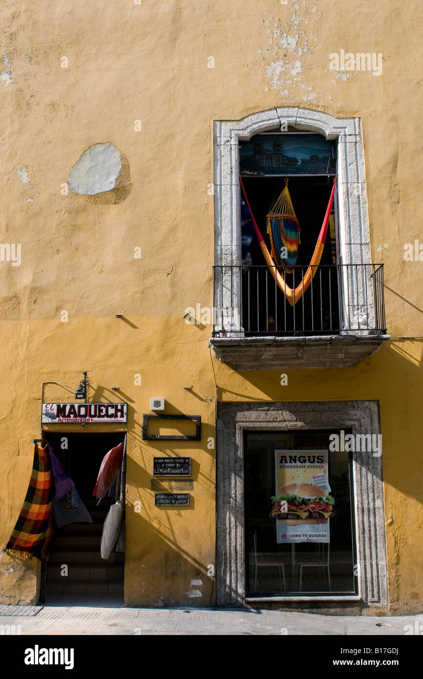 Shop in Merida capital of the Yucatan state Mexico The first Spanish city built in this part of Mexico Stock Photo