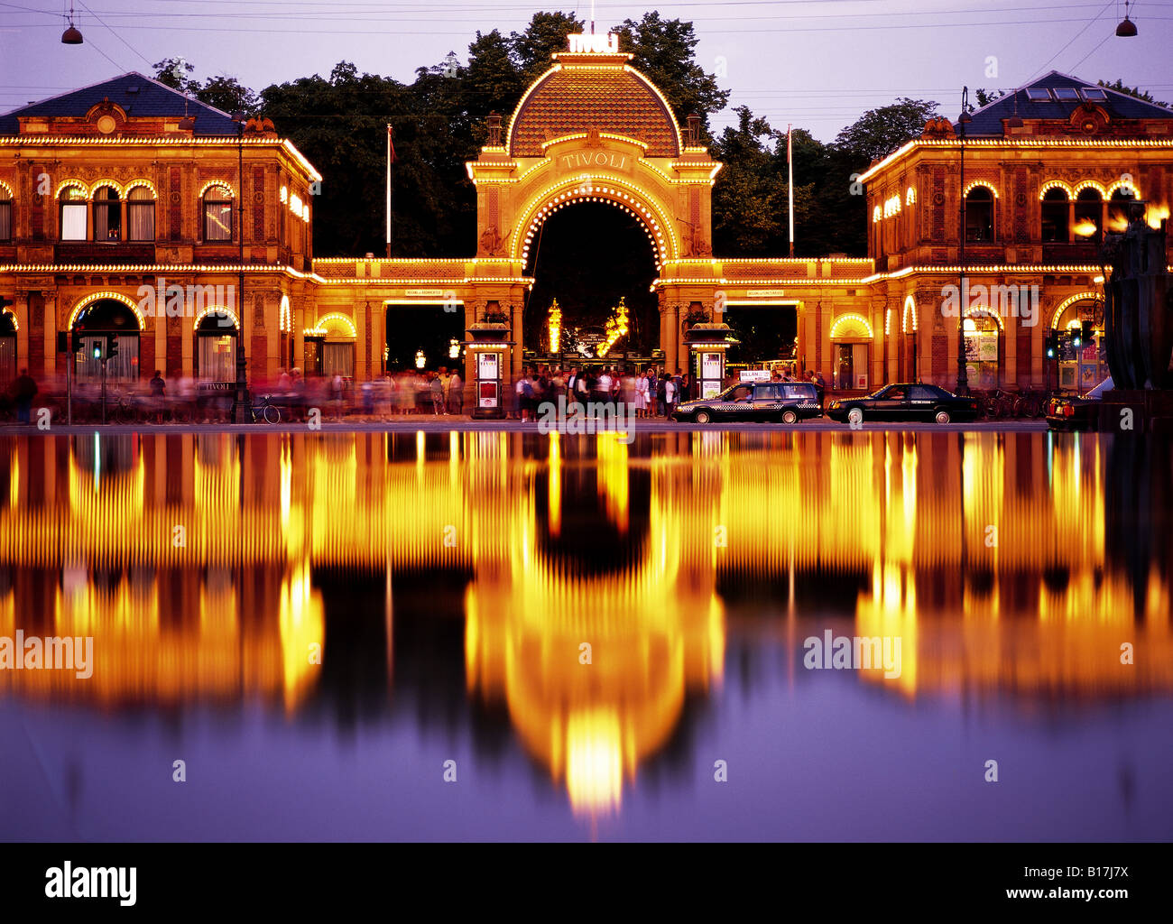 Tivoli Gardens, Copenhagen, Denmark Stock Photo