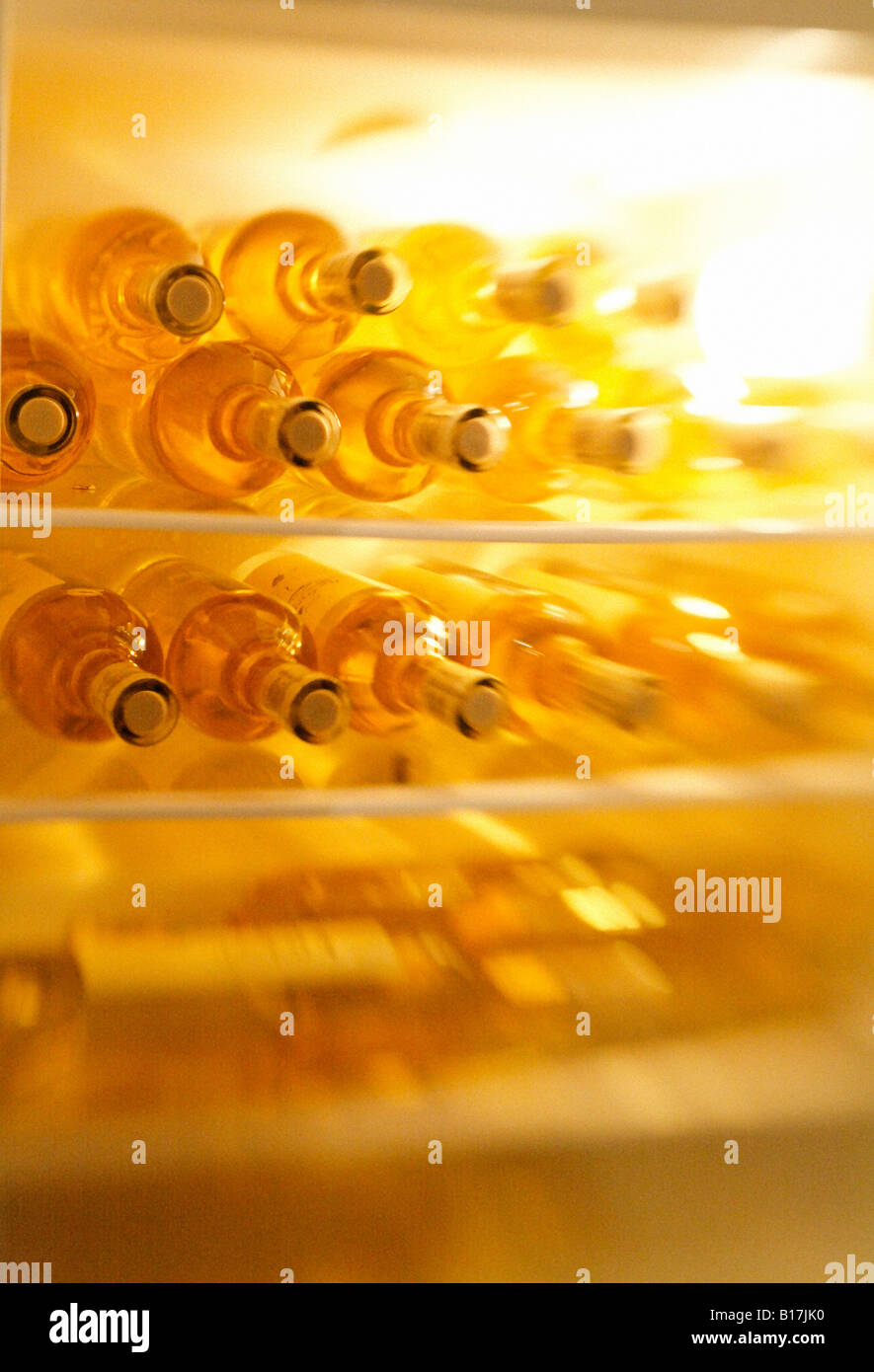 Chilled wine in fridge hires stock photography and images Alamy
