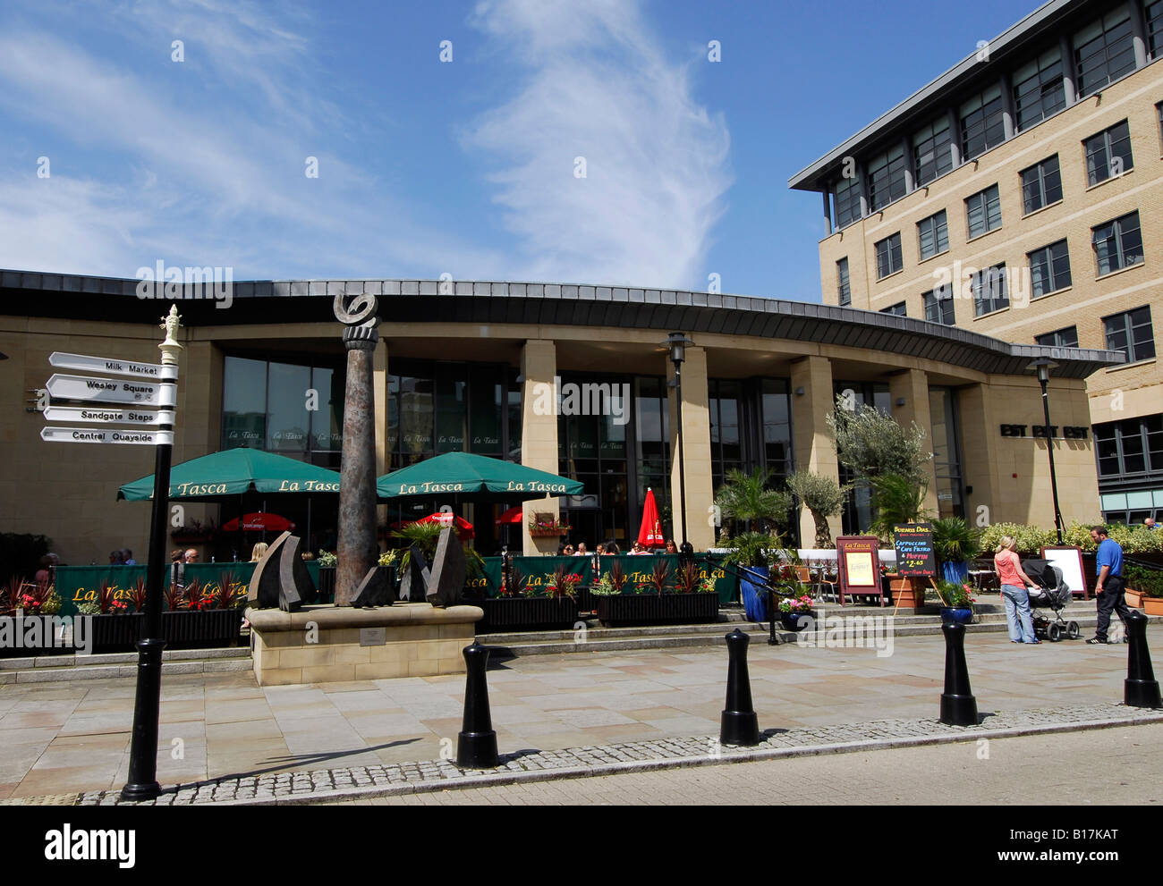 La Tasca Tapas bar on the Quayside Newcastle Upon Tyne Stock Photo Alamy