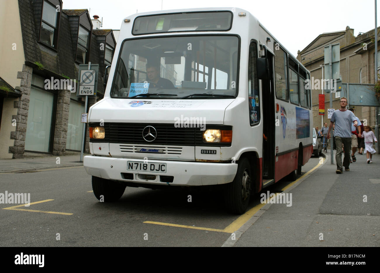 Very old mini bus for people transportation hi-res stock photography ...