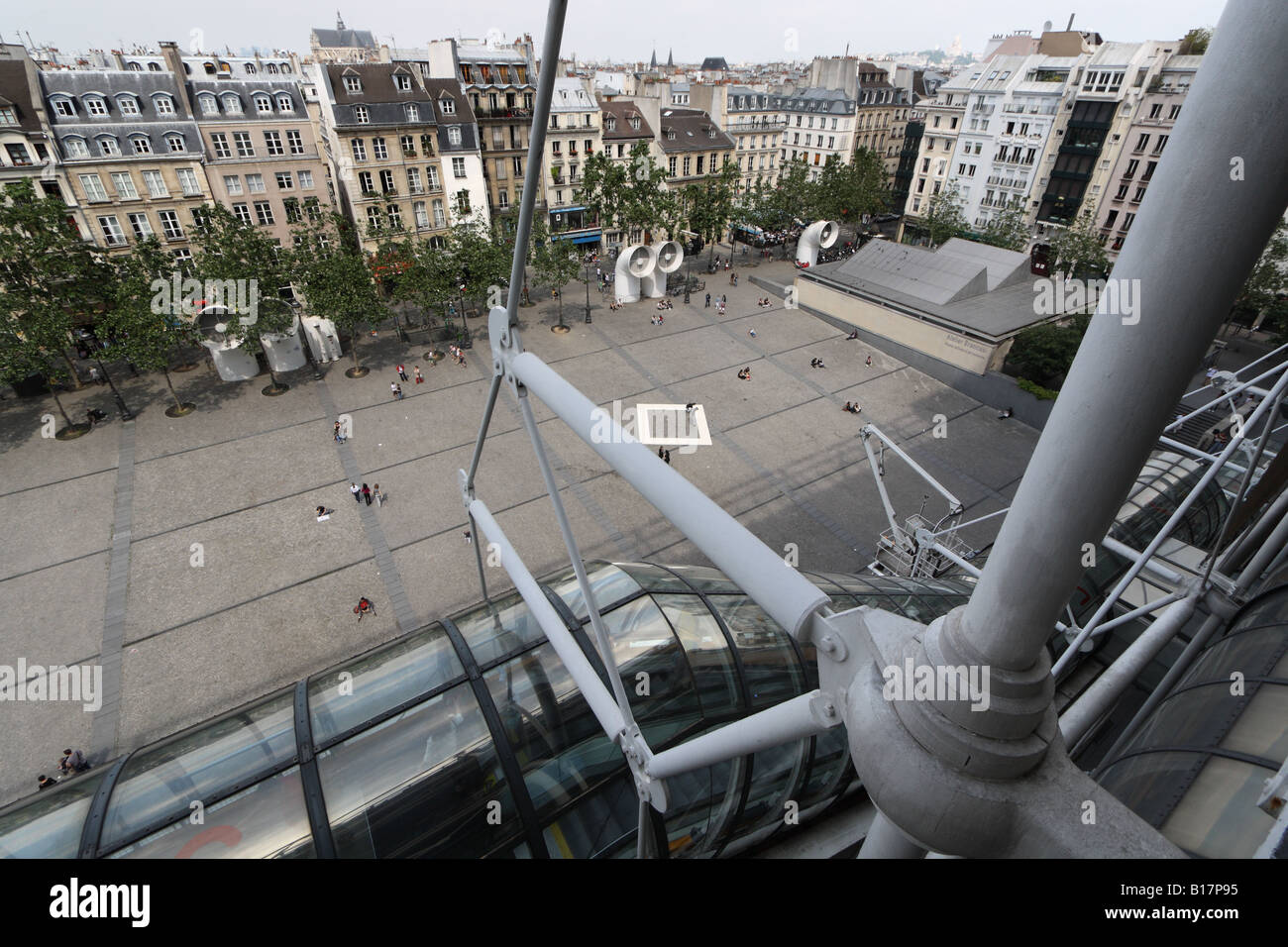 View from the Pompidou Centre, Paris, France Stock Photo