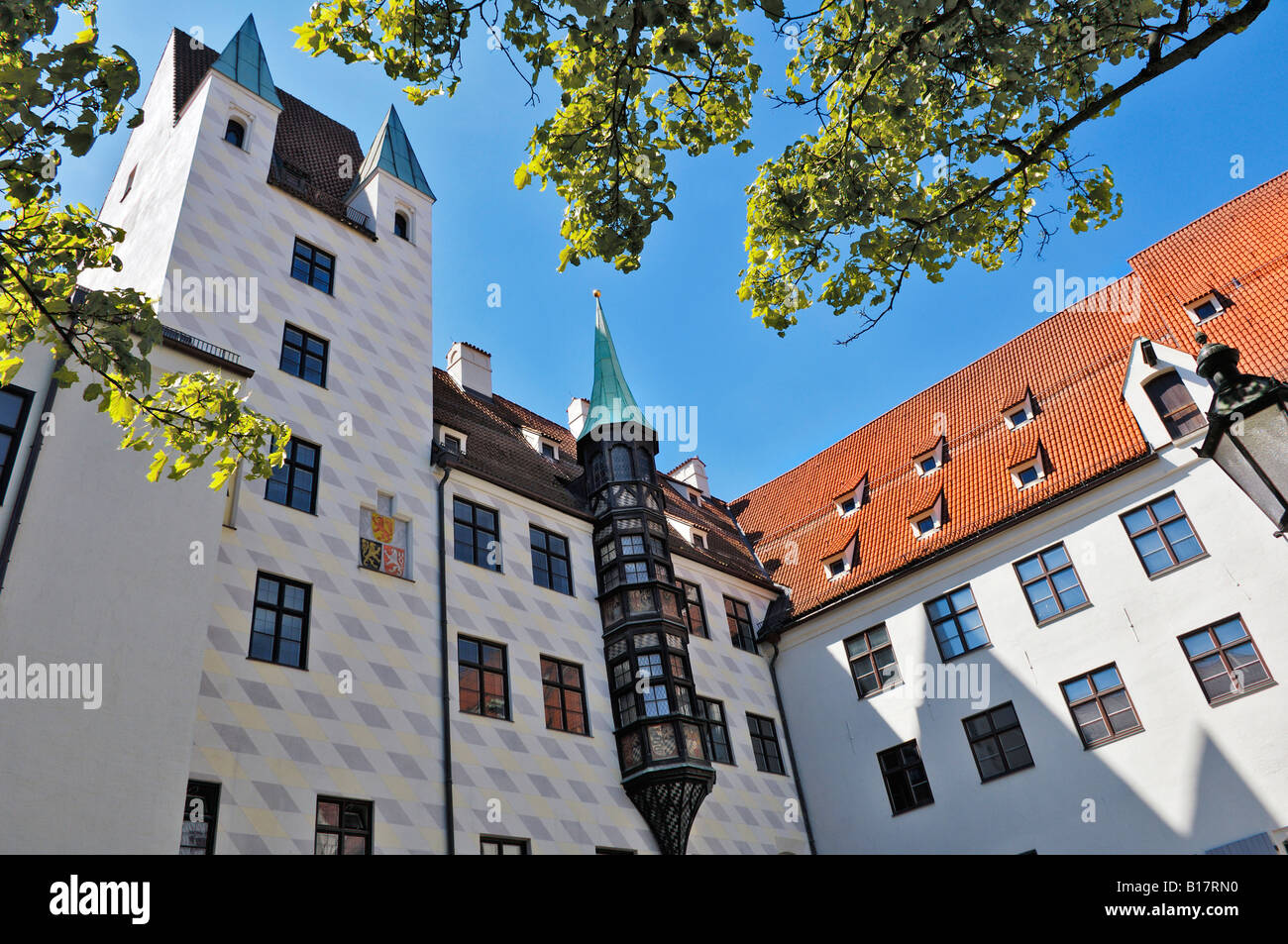 Germany, Bavaria, Munich, Alter Hof Stock Photo - Alamy