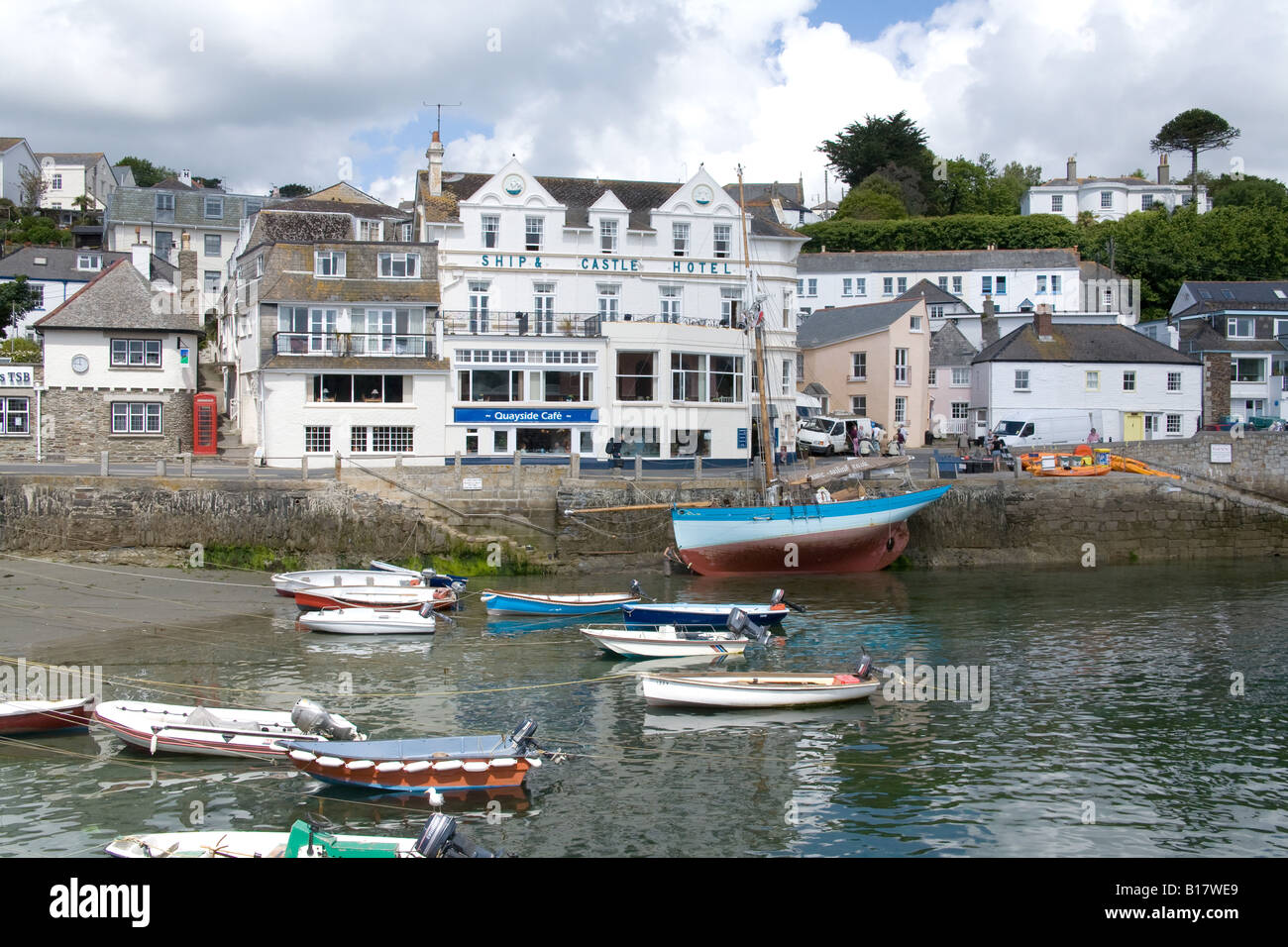 St Mawes harbour, Cornwall, England. Stock Photo