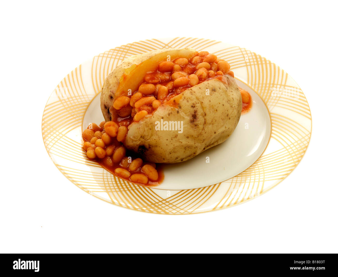 Baked beans and jacket potato hires stock photography and images Alamy
