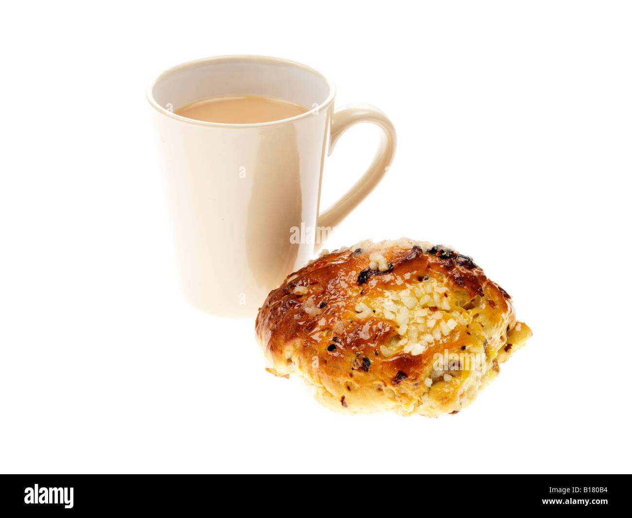 Cup coffee bun Cut Out Stock Images & Pictures - Alamy