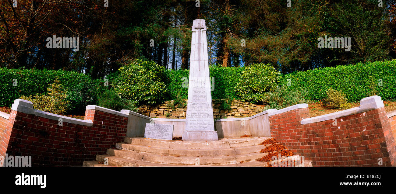 Co Cork, near Blarney, Ireland, memorial to a site of ambush for the old IRA Stock Photo