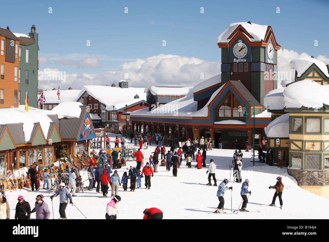 Big White Ski Resort Stock Photos & Big White Ski Resort Stock Images