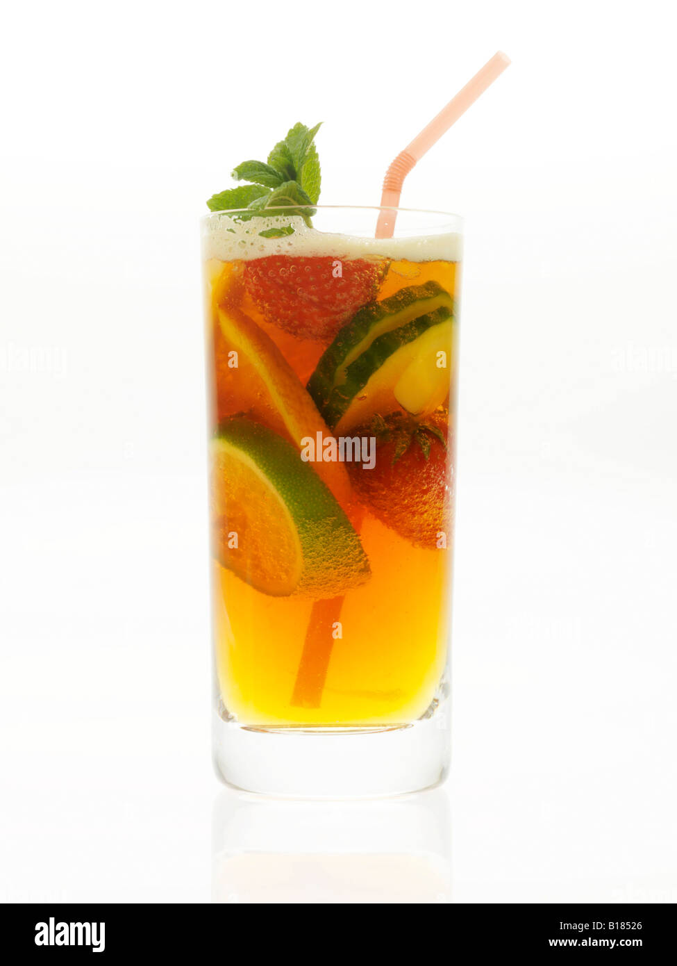 Pimms and Lemonade Stock Photo Alamy