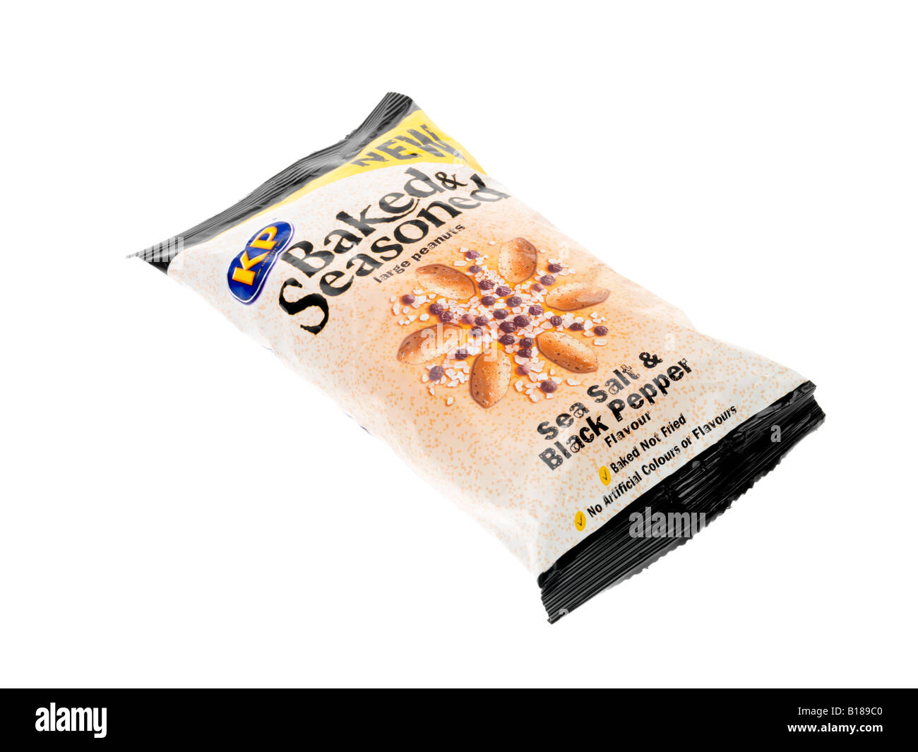 Sea Salt and Black Pepper Flavour Peanuts Stock Photo Alamy