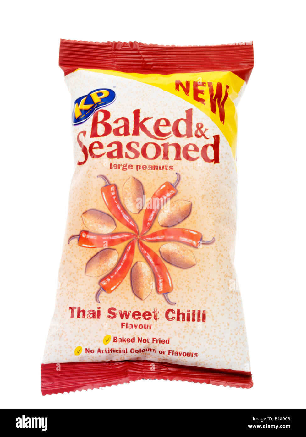 Thai Sweet Chilli Flavour Peanuts Stock Photo Alamy