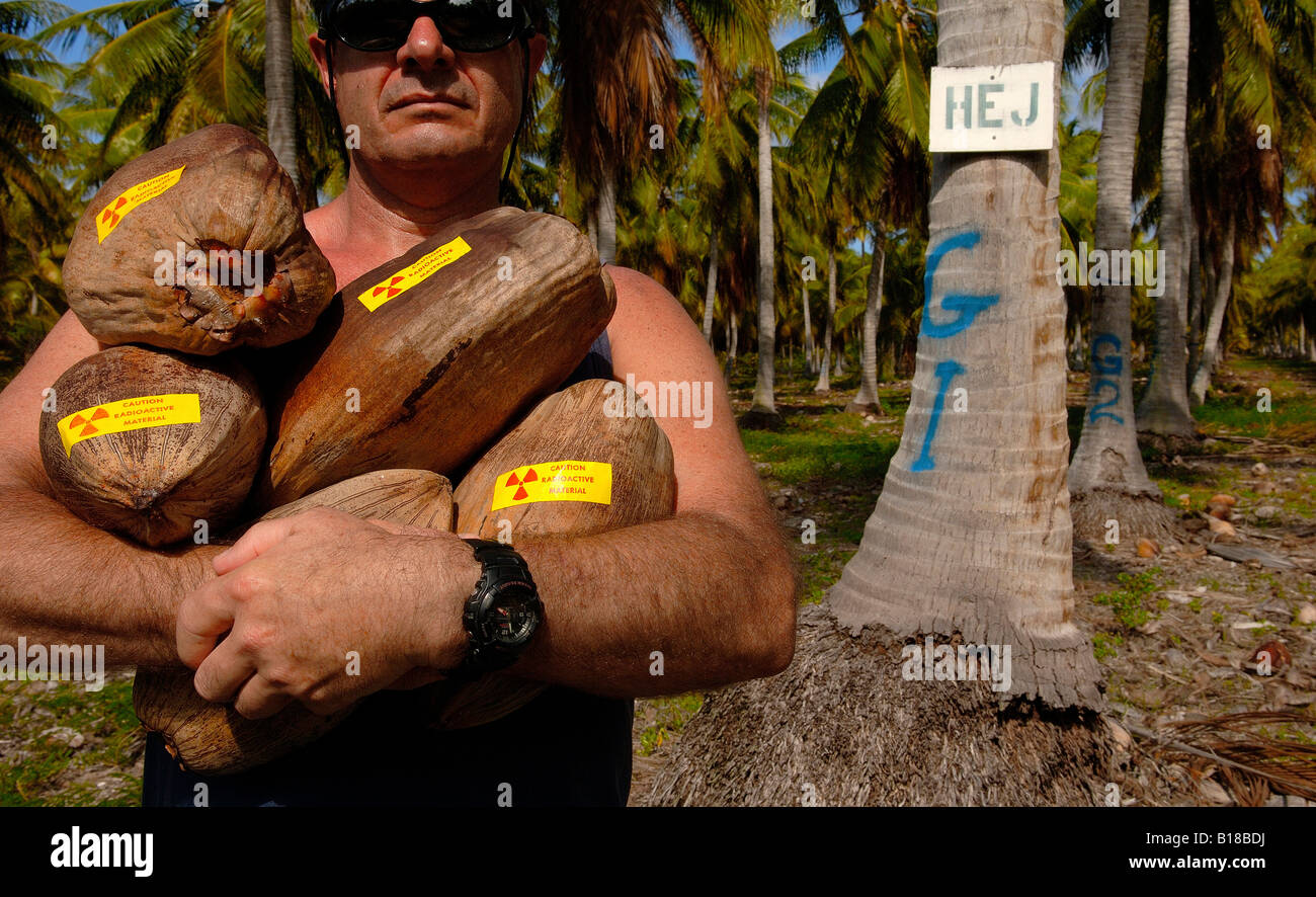 Radioactive coconuts Bikini Atoll Marshall Islands Stock Photo - Alamy