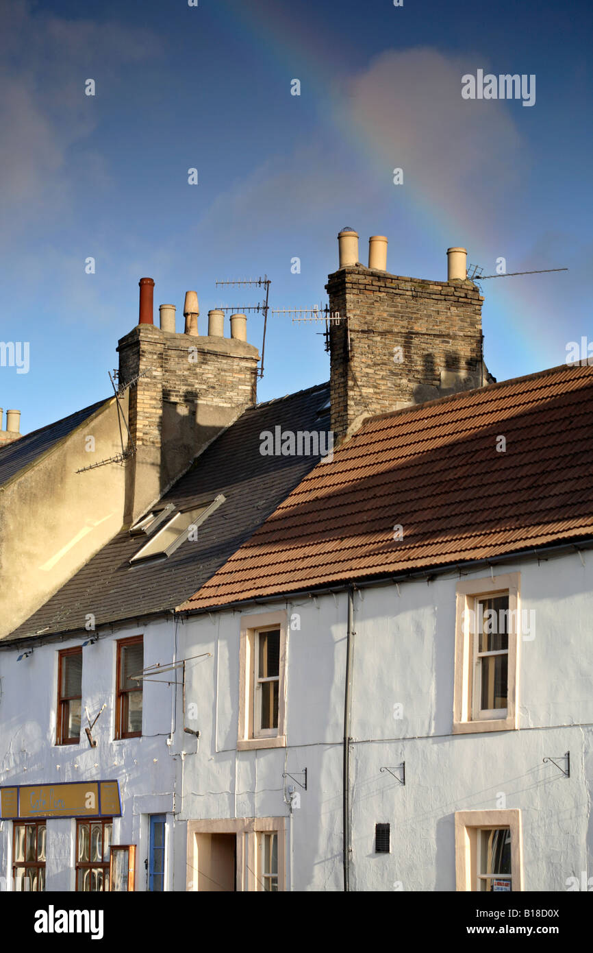 Examples of residential buildings in the Weardale village of Wolsingham in the Wear Valley
