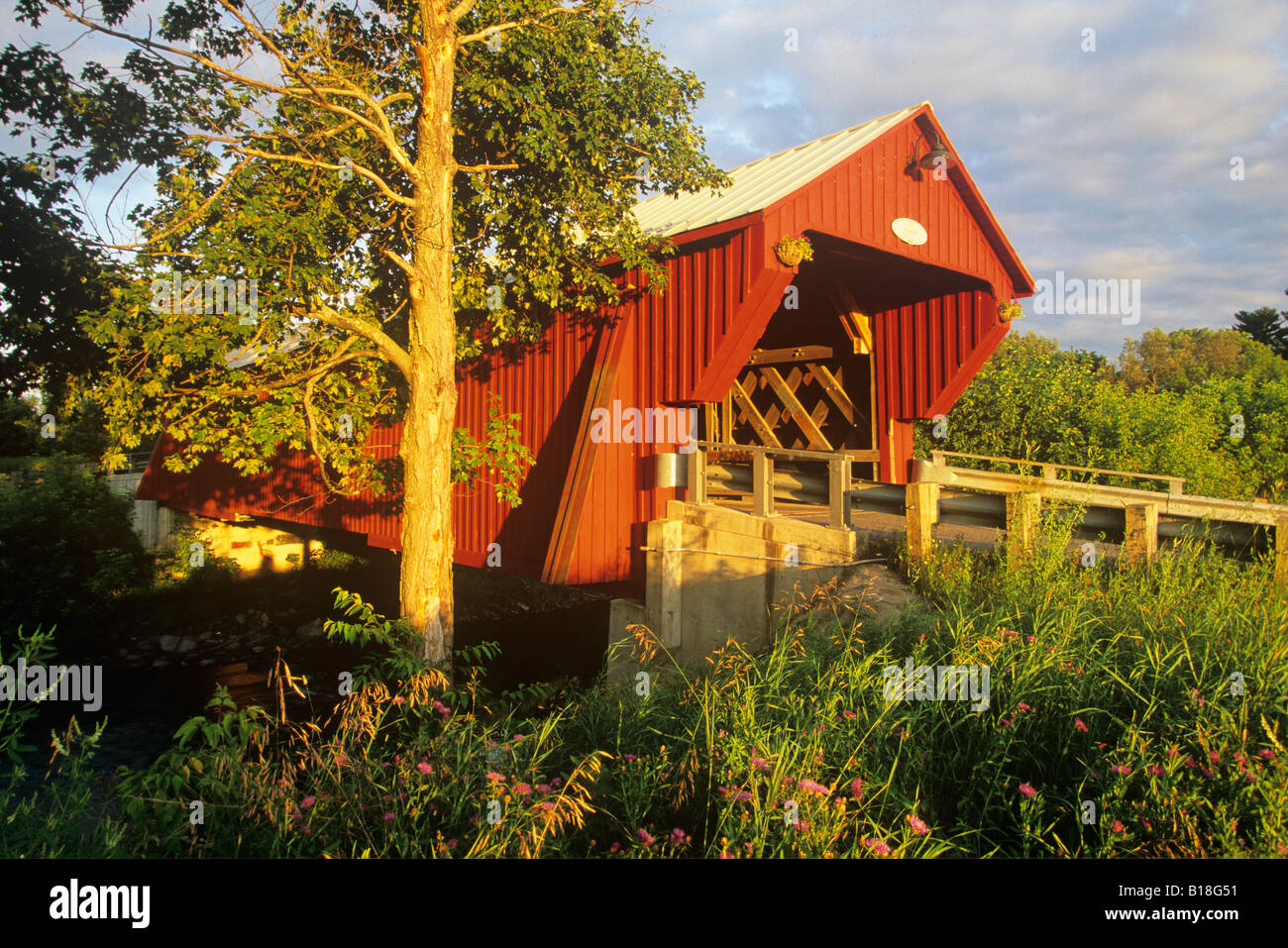 Freeport Covered Bridge, 1870, Cowansville, Eastern townships, Quebec