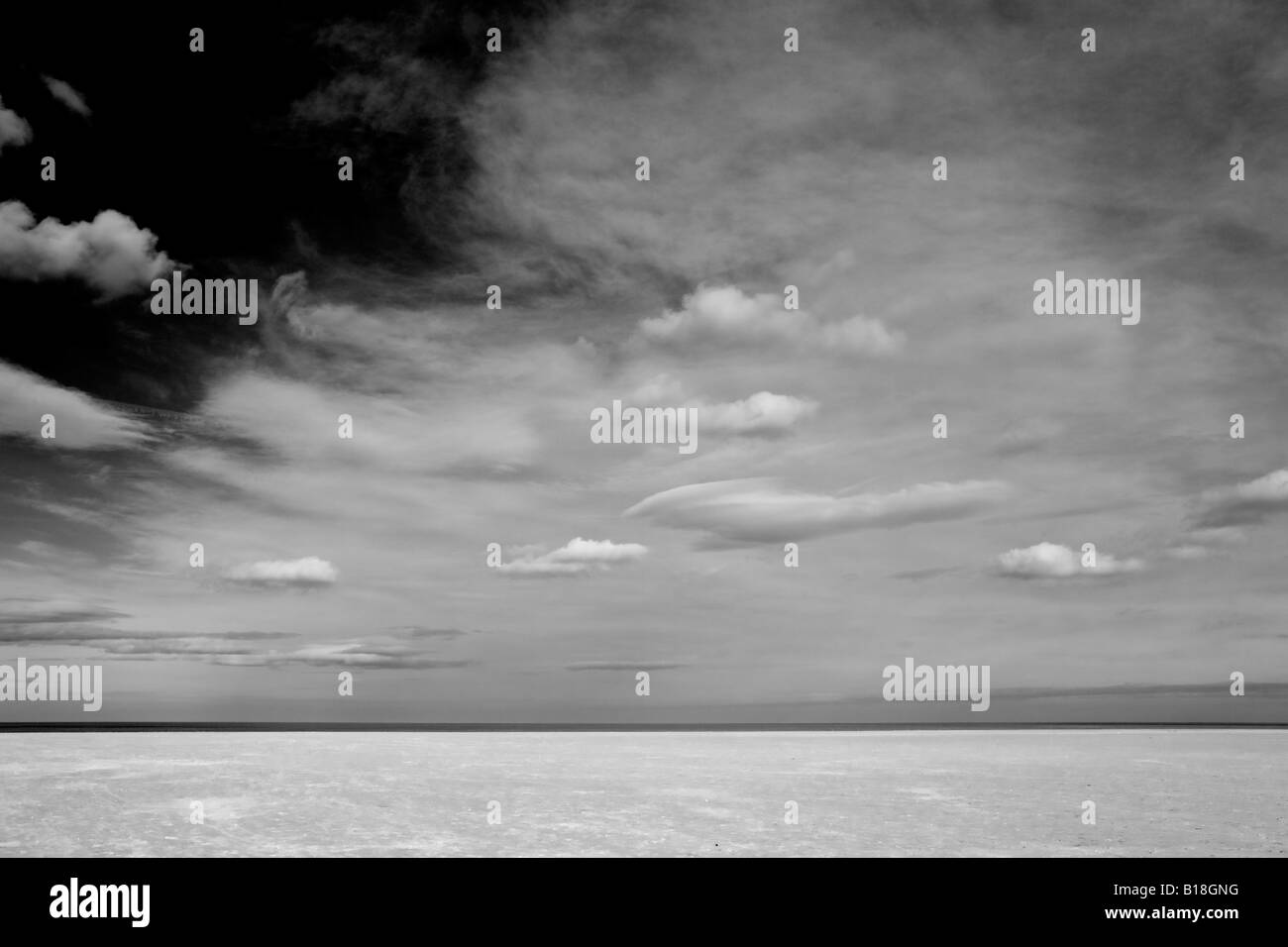 Calm serene sea view Black and White Stock Photos & Images - Alamy