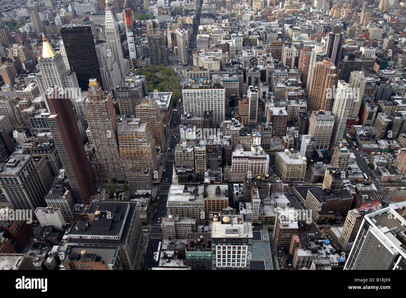 View of Midtown Manhattan from the Empire State building, New York City ...