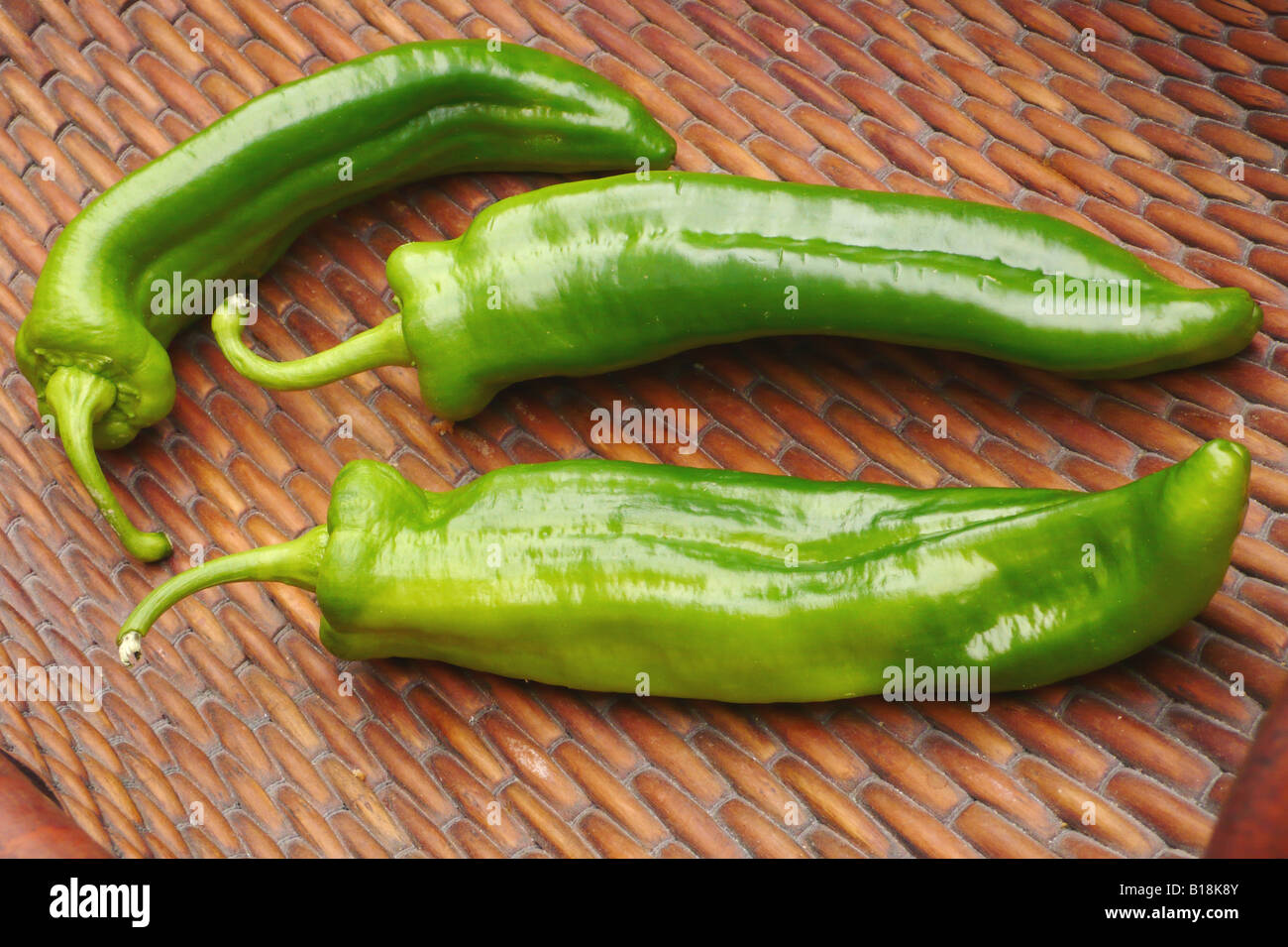 green chili peppers Stock Photo - Alamy