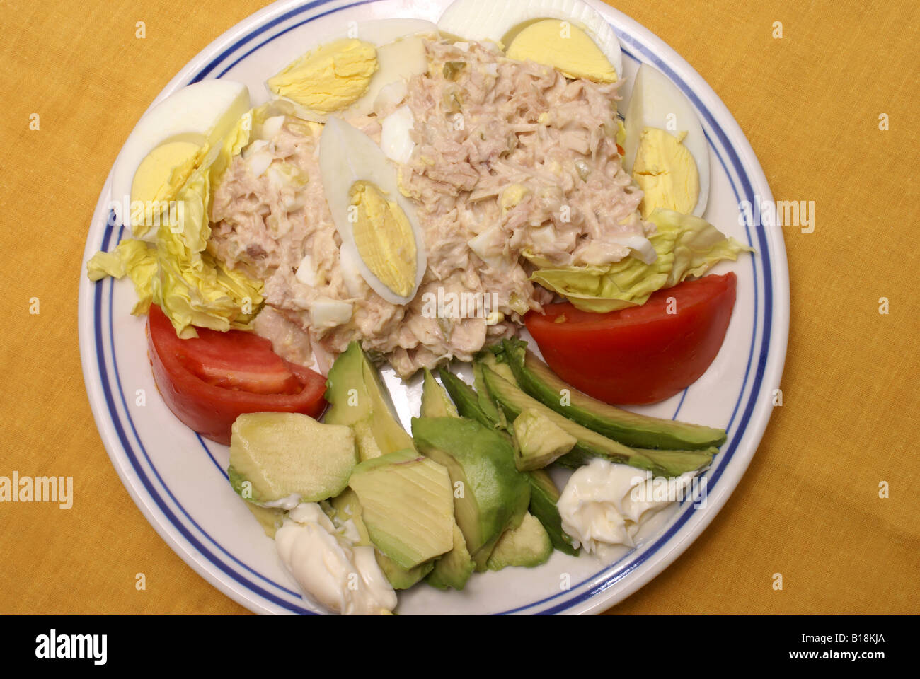 Tuna salad Stock Photo