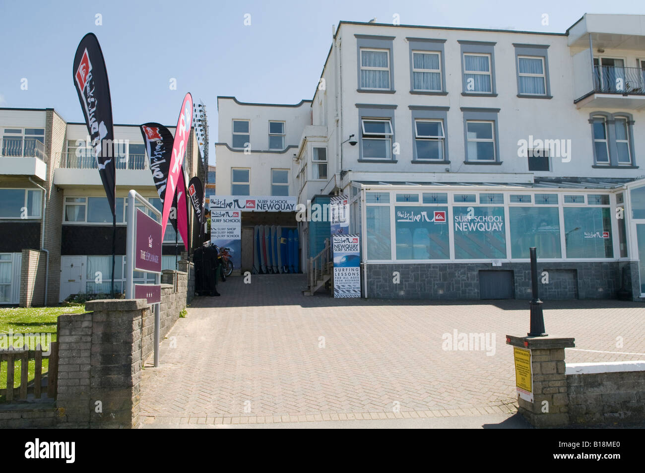 Newquay Surf School Stock Photo