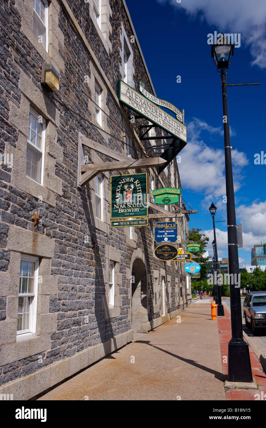 Alexander Keith's Brewery, established in 1820, downtown Halifax