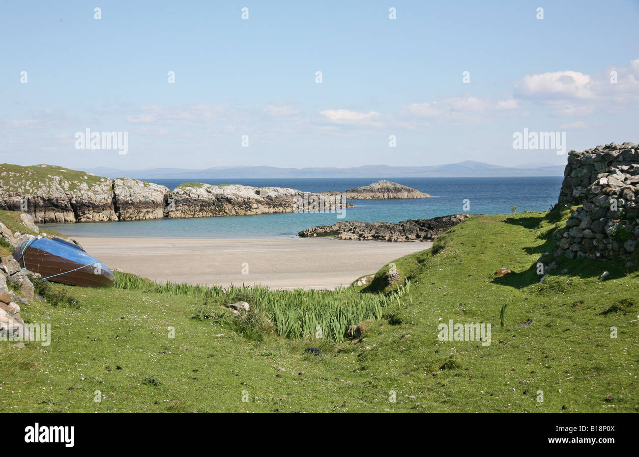 Sorisdale Bay in the north of the island of Coll, inner Hebrides, Scotland Stock Photo
