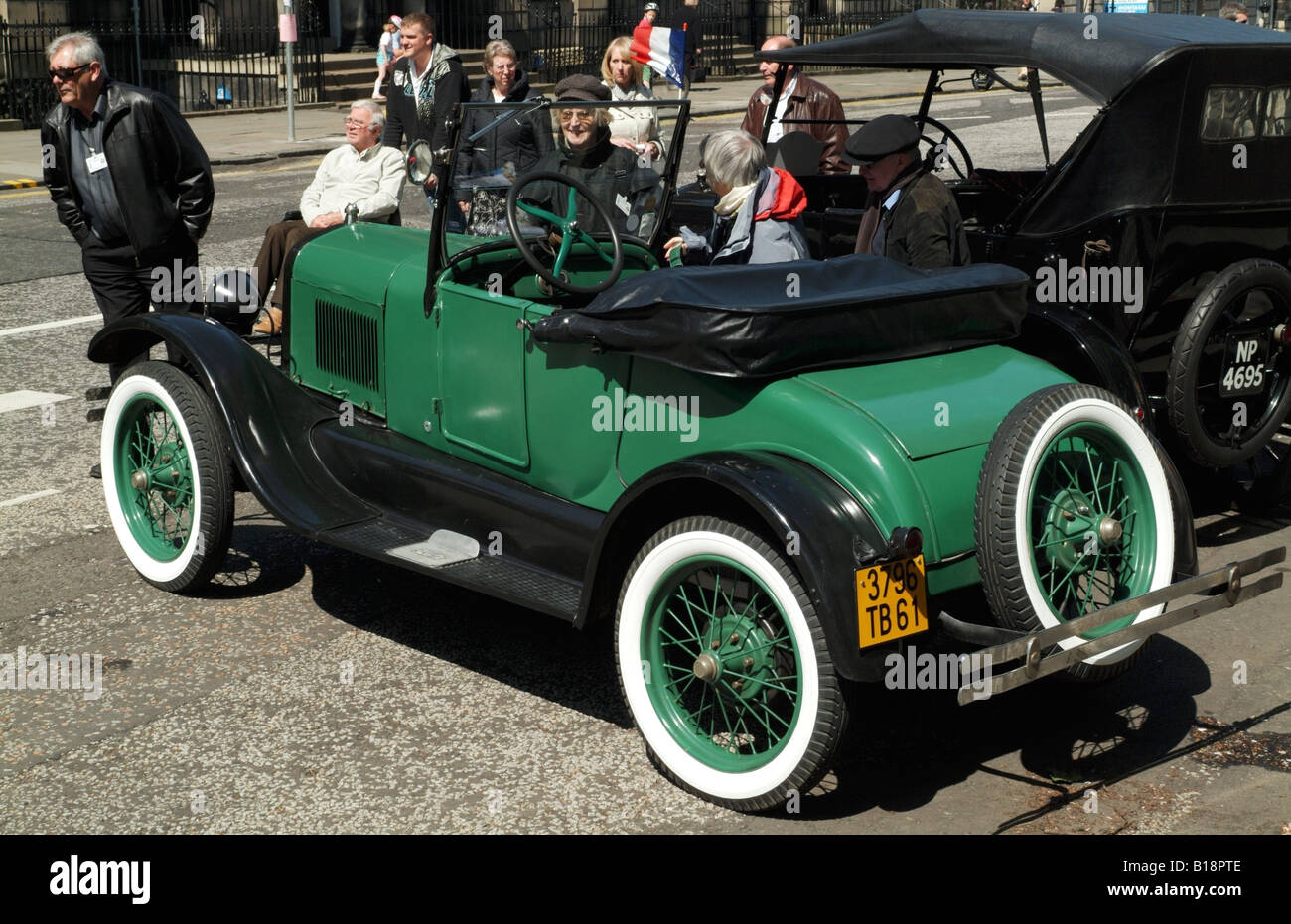 A 1926 Model T Ford roadster taking part in the 2008 Centenary Rally, Edinburgh Stock Photo