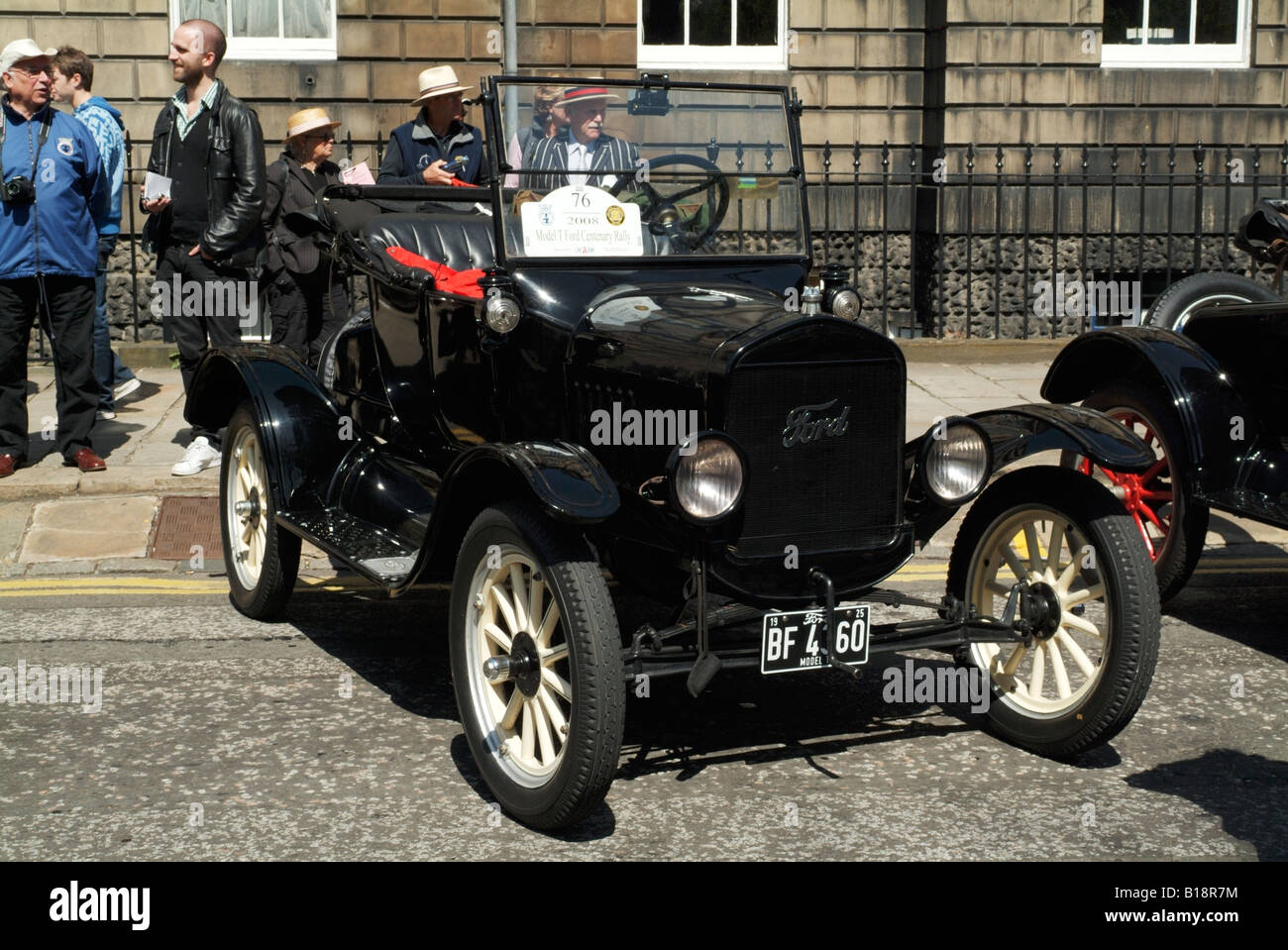A 1925 Model T Ford roadster taking part in the 2008 Centenary Rally, Edinburgh Stock Photo