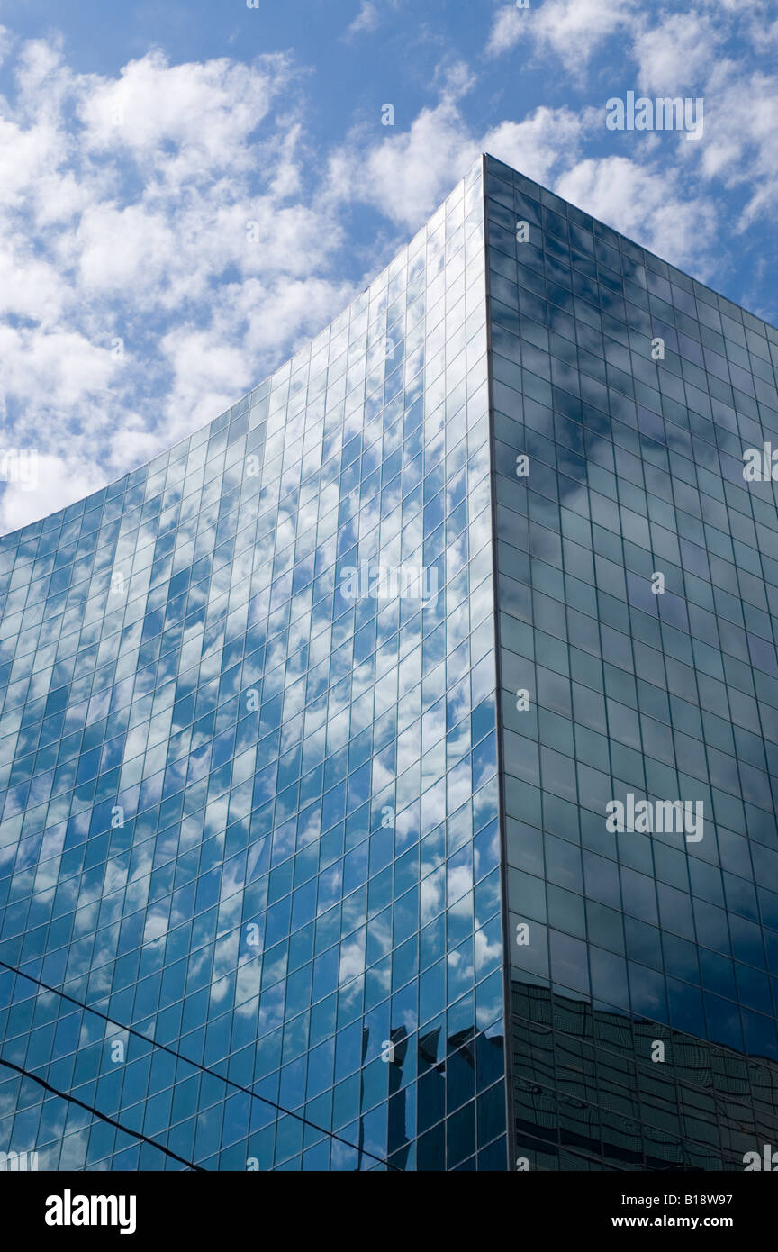 Modern glass office tower Stock Photo