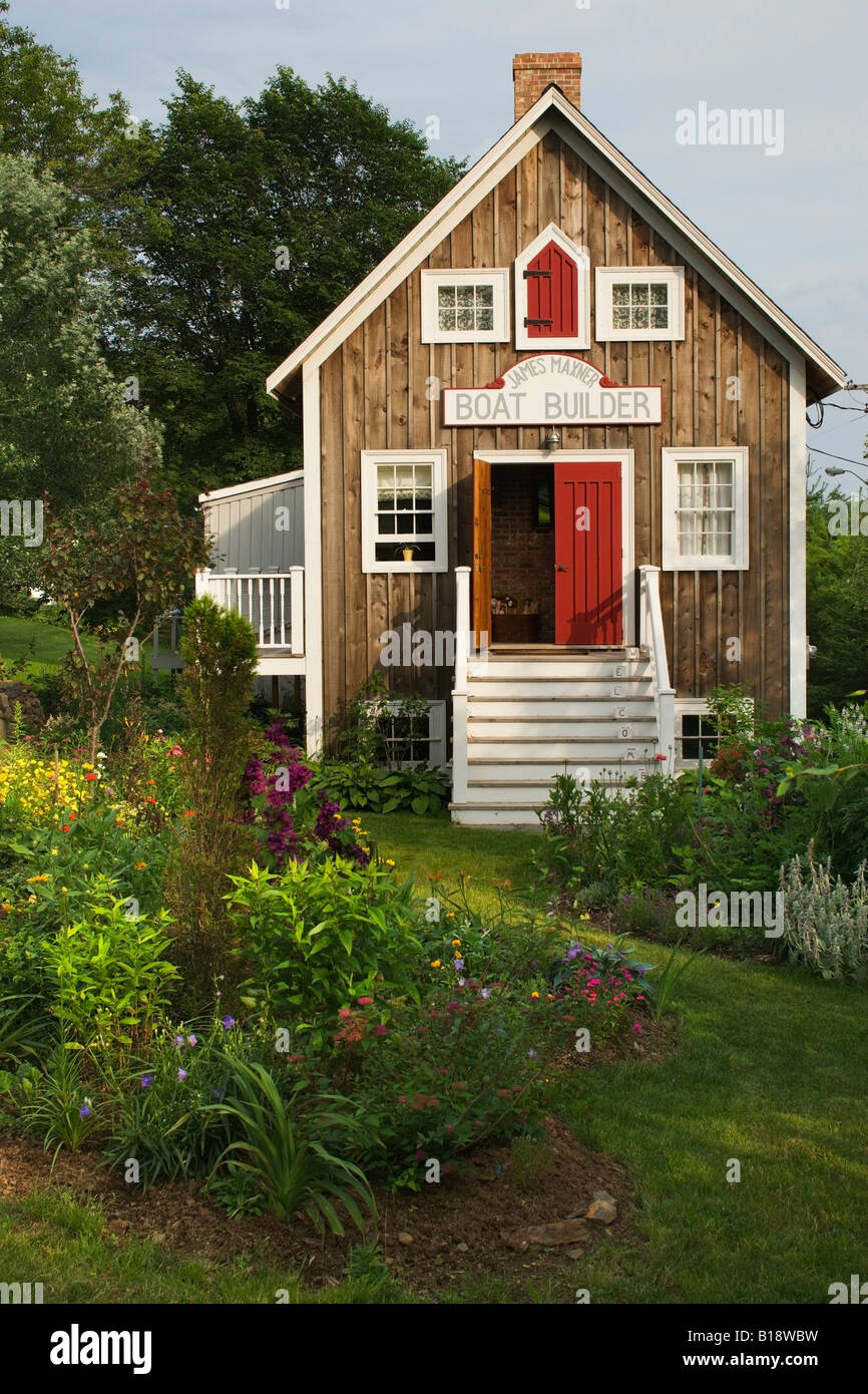 The Boat Builders Cottage Lunenburg Nova Scotia, Canada Stock Photo