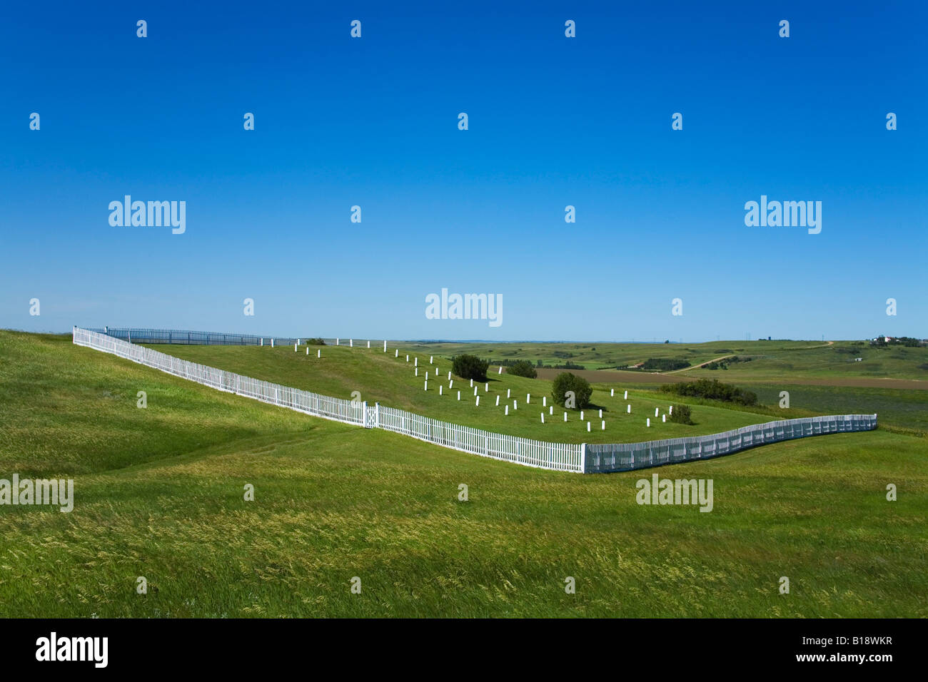 Post Cemetery in Fort Lincoln State Park, Mandan, North Dakota, USA