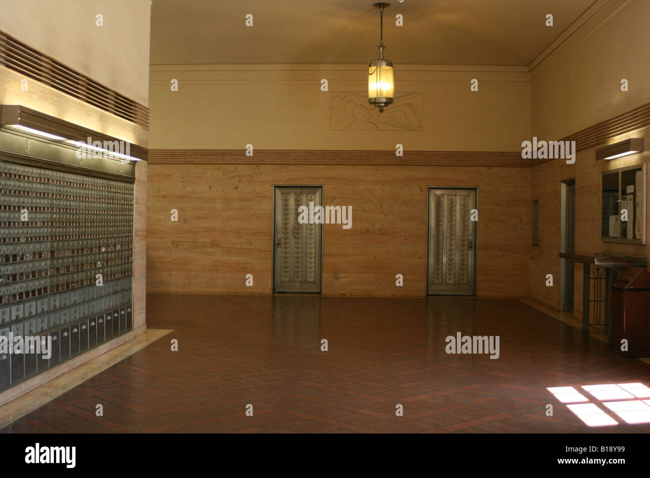 mailboxes at a U.S. post office in Santa Barbara Stock Photo Alamy