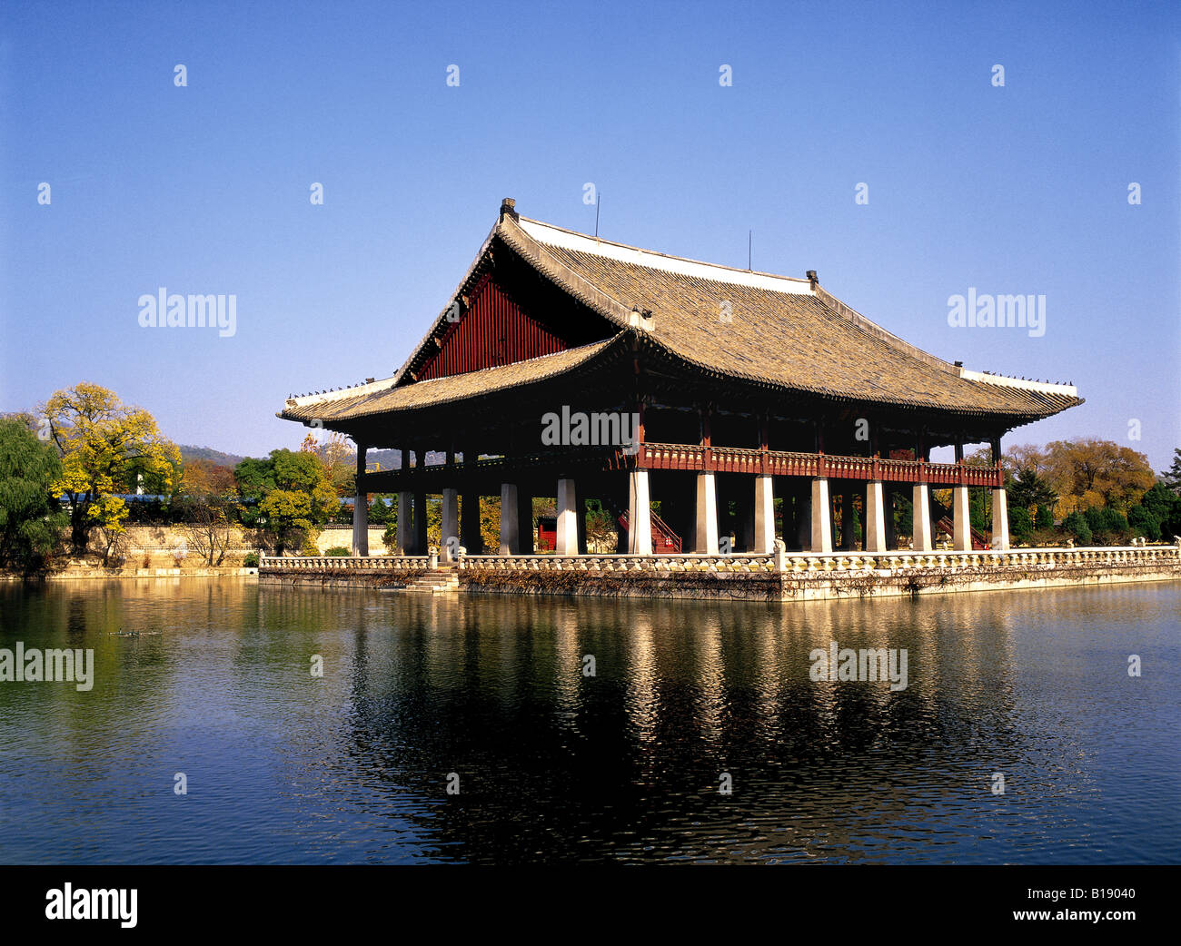 Kyongbok Palace Seoul South Korea Stock Photo Alamy