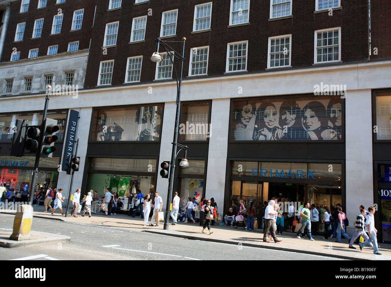 united kingdom central london w1 oxford street flagship primark store at marble arch Stock Photo