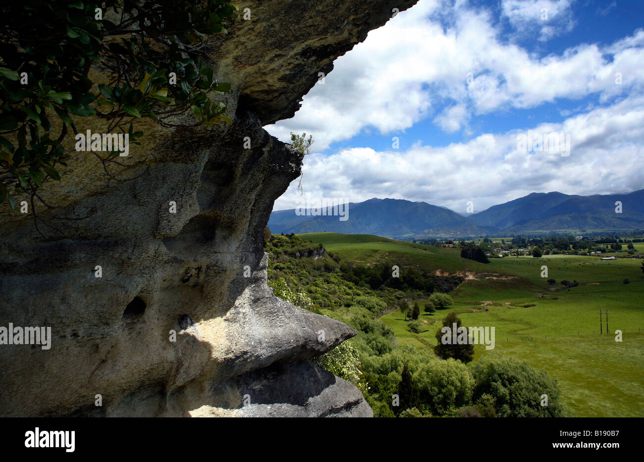 Takaka view, Golden Bay, South Island, New Zealand Stock Photo Alamy