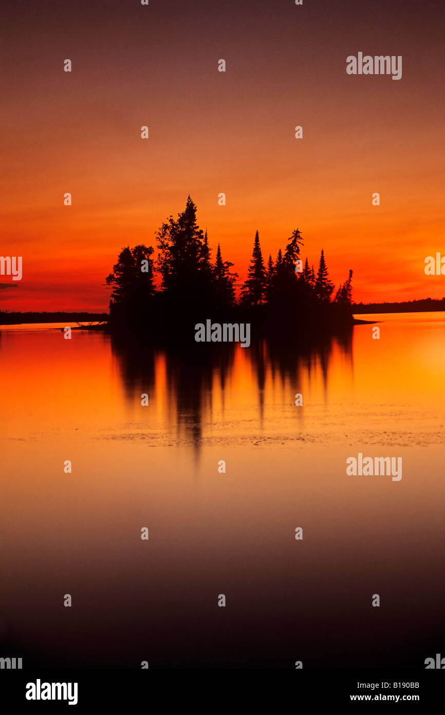 Otter Falls, Whiteshell Provincial Park, Manitoba, Canada Stock Photo