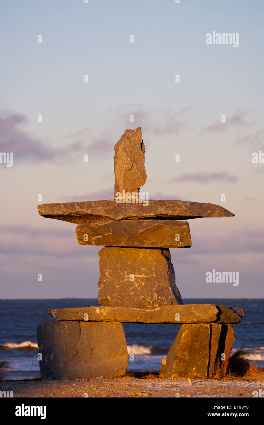 Rock formation inukshuk hires stock photography and images Alamy